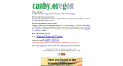 Desktop Screenshot of canby.org